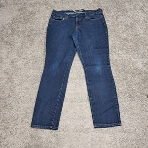 Old Navy The Sweetheart Straight Leg Jeans Womens 12 Short Blue Stretch